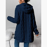 Edith - Sweat à capuche koselig avec manteau en teddy pour femme