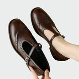 Olivia – Chaussures Mary Jane en Cuir Élégantes