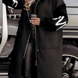 PEGGY - Veste pour femmes avec manches en tricot et capuche