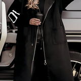 PEGGY - Veste pour femmes avec manches en tricot et capuche