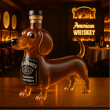 Bouteille de whisky en forme de teckel