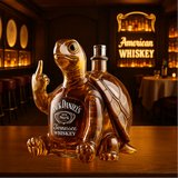 Bouteille à whisky en forme de tortue