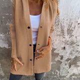 Appolinia™ | Cardigan avec Boutons et Capuche