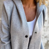 Appolinia™ | Cardigan avec Boutons et Capuche