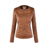 Livia - Veste en cuir élégante