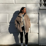 KAJA – Manteau en Teddy Doux