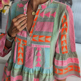 Juliane – Robe swing à volants Boho