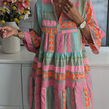 Juliane – Robe swing à volants Boho