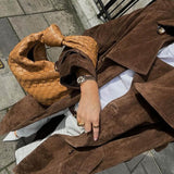 Molly | Manteau trench en daim