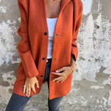 Appolinia™ | Cardigan avec Boutons et Capuche