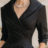 Lina - Robe midi en satin