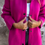 Appolinia™ | Cardigan avec Boutons et Capuche