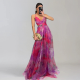 GIADA™ | ROBE LÉGÈRE AVEC MOTIF FLORAL